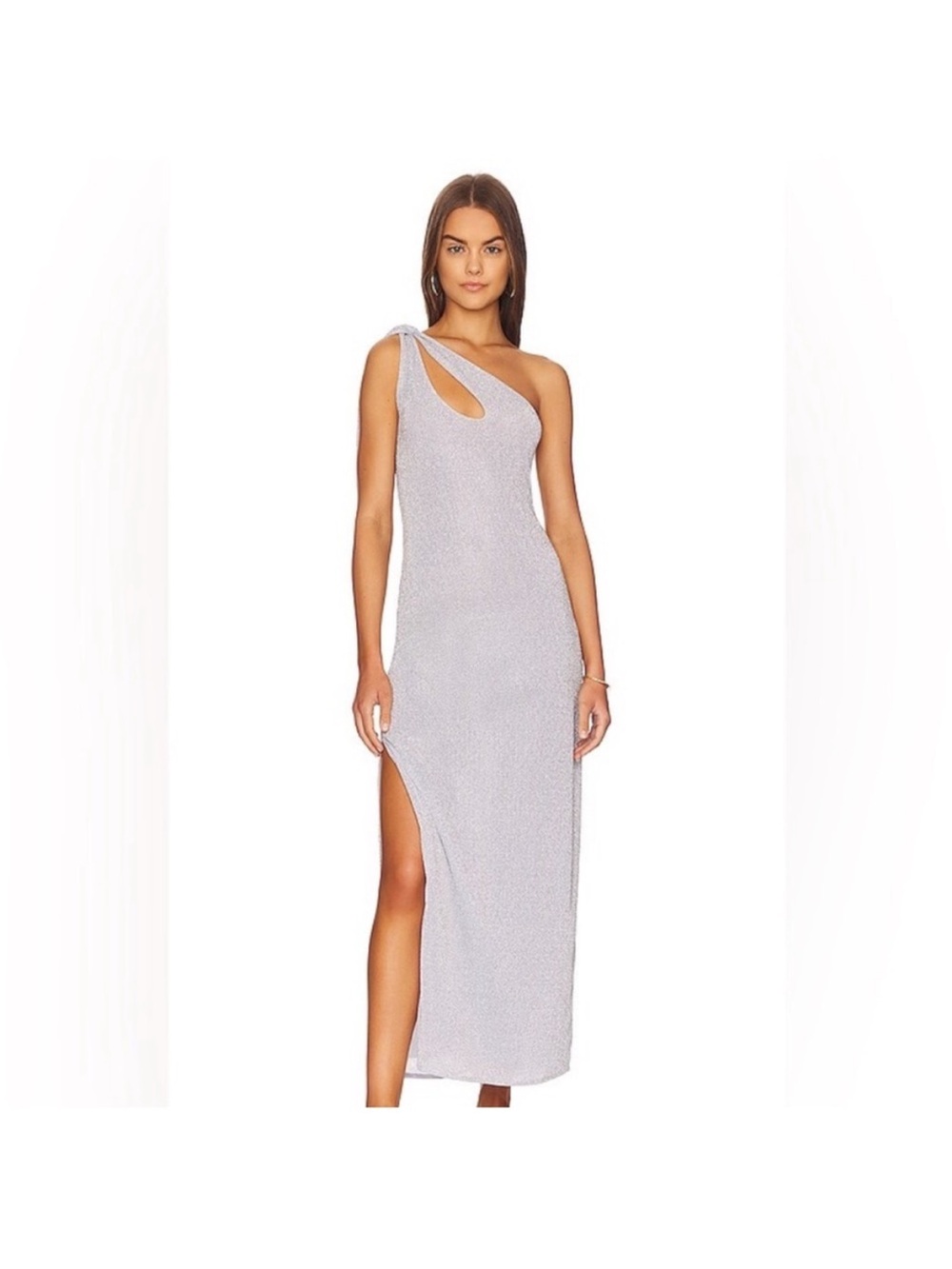 Baobab Collection One-Shoulder Maxi Dress with Keyhole
